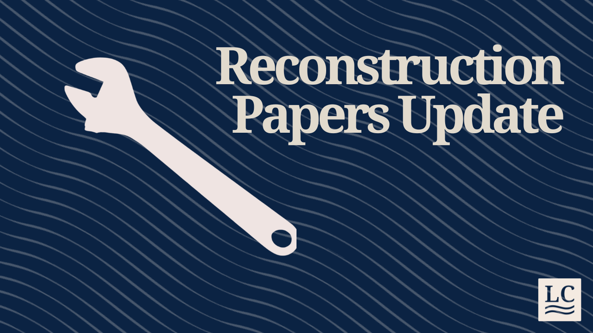 Coefficient Giving Awards $25,000 Grant to Support The Reconstruction Papers
