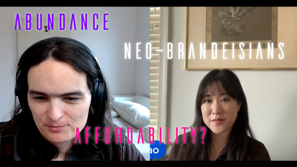 Beyond Abundance? (Neon Liberalism #53, with Becky Chao)