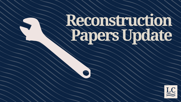 Coefficient Giving Awards $25,000 Grant to Support The Reconstruction Papers