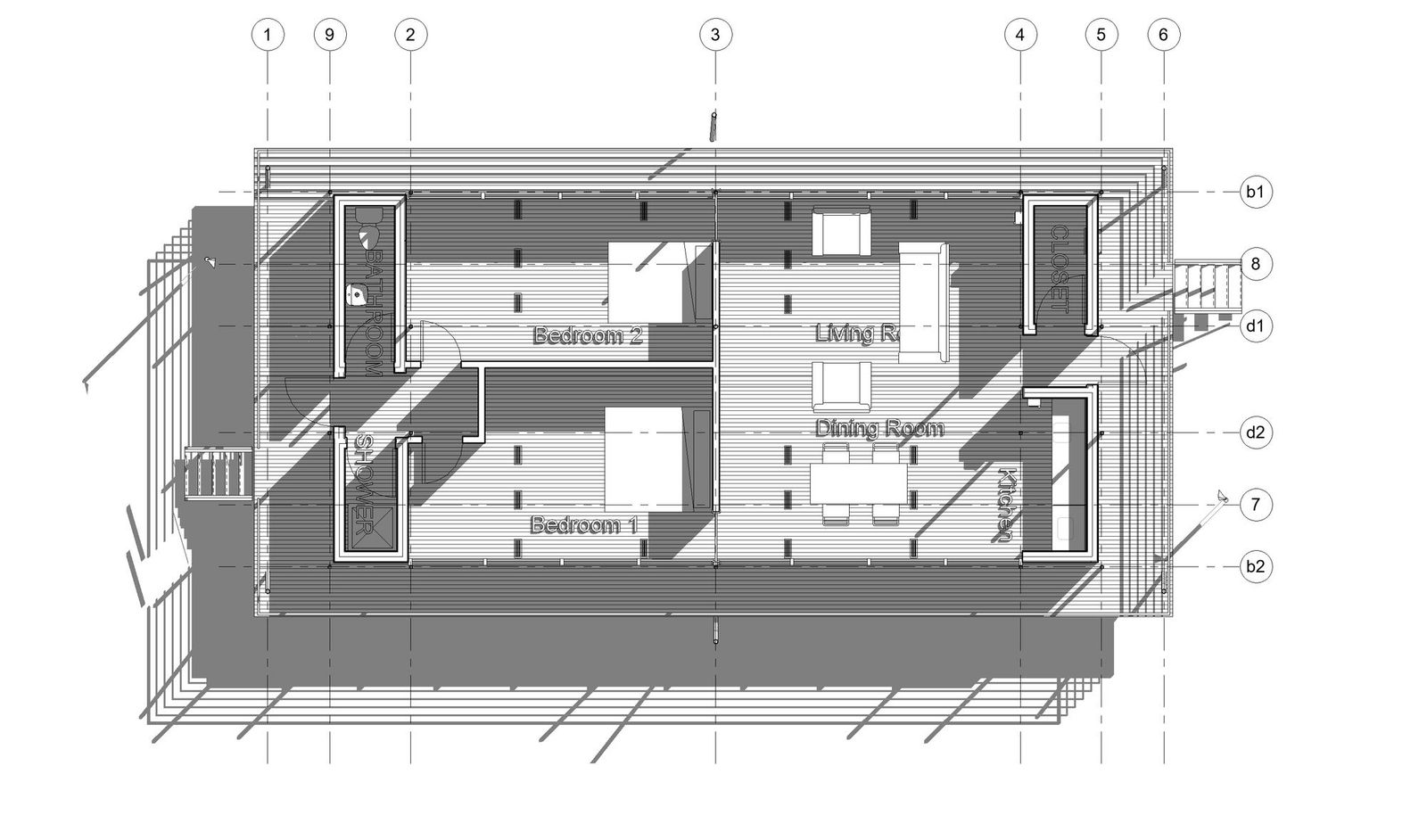Build an ADU with tensile structures