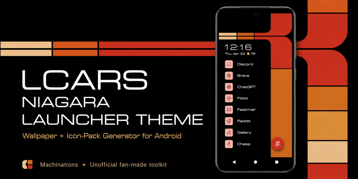 Building an LCARS-Inspired Niagara Launcher Theme