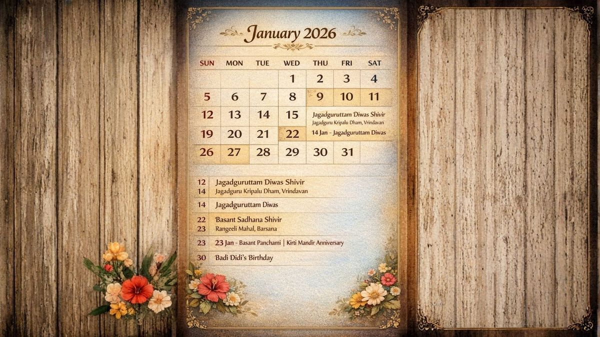 January 2026 · Calendar Highlights