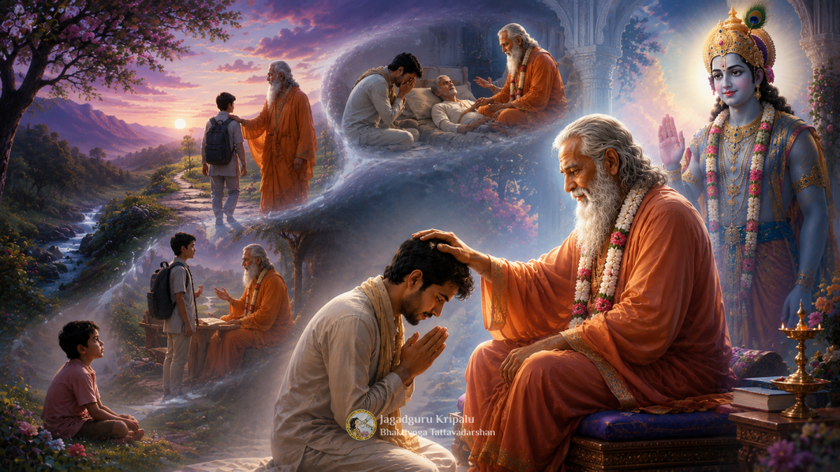 क्या गुरु भगवान् से बड़े हैं? श्री महाराज जी का उत्तर