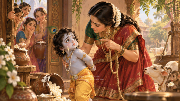 “Maiyya, Don’t Tie Me Up!”  The Sweet Leelas of Shyamsundar