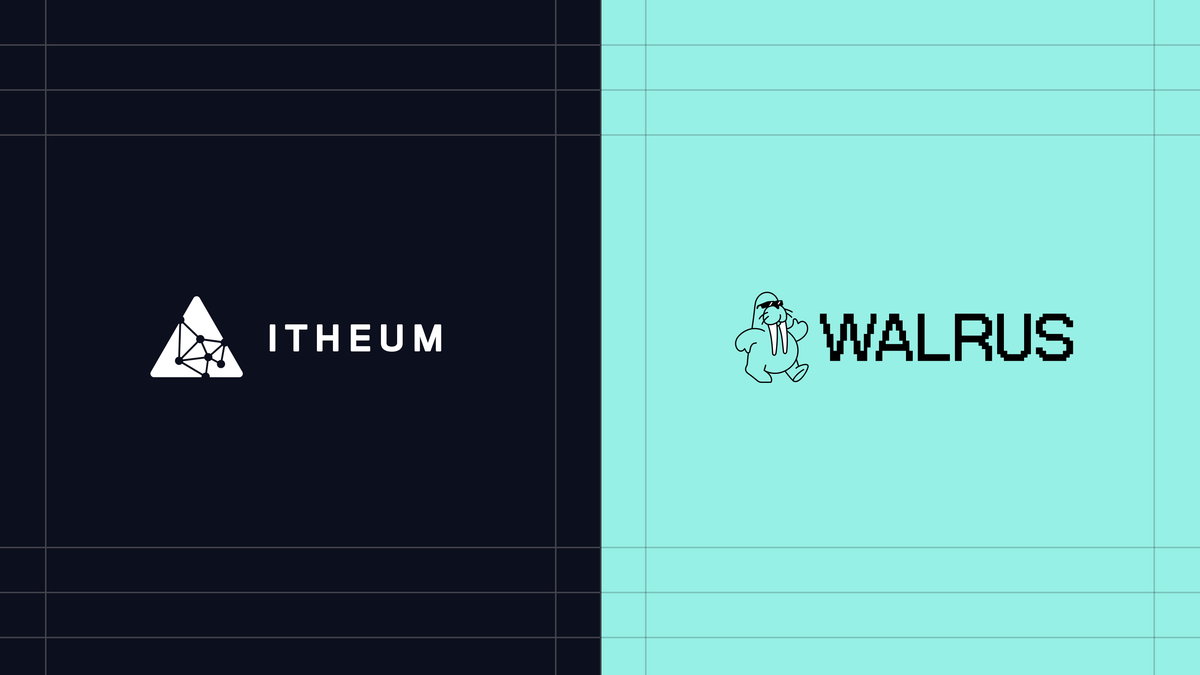 Itheum and Walrus logos