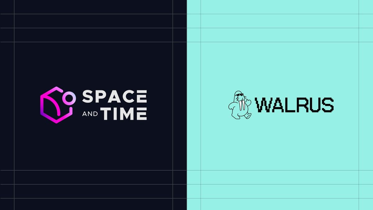 Space and Time, and Walrus logos