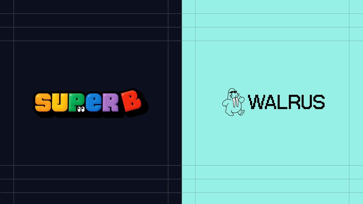 Super-B and Walrus Logos
