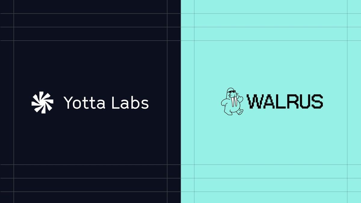 Yotta Labs and Walrus logos