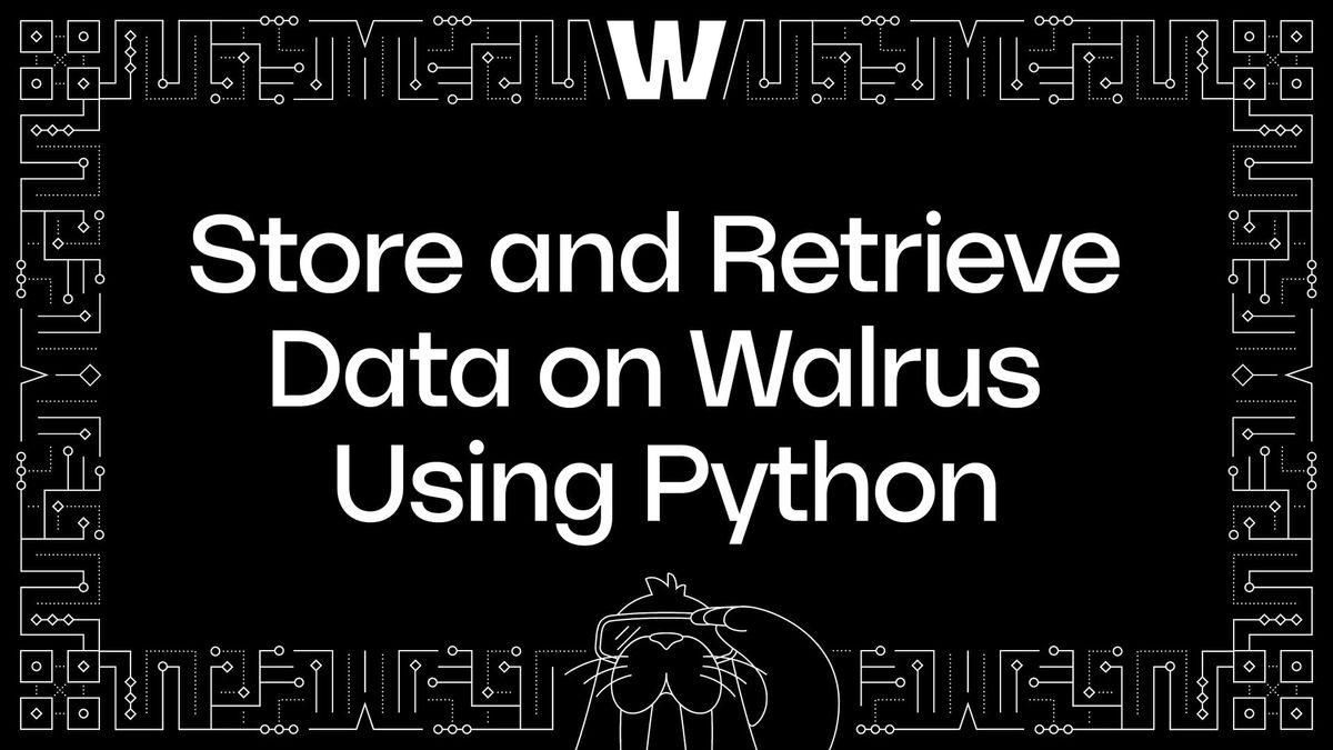 Getting Started with walrus-python: Store and Retrieve Data on Walrus Using Python