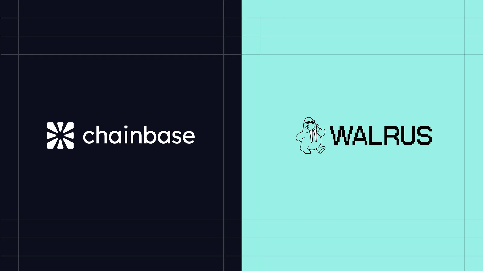 Chainbase and Walrus logos