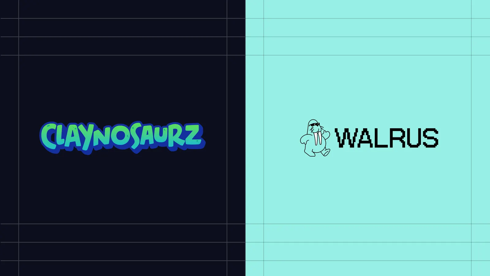 Claynosaurz and Walrus logos