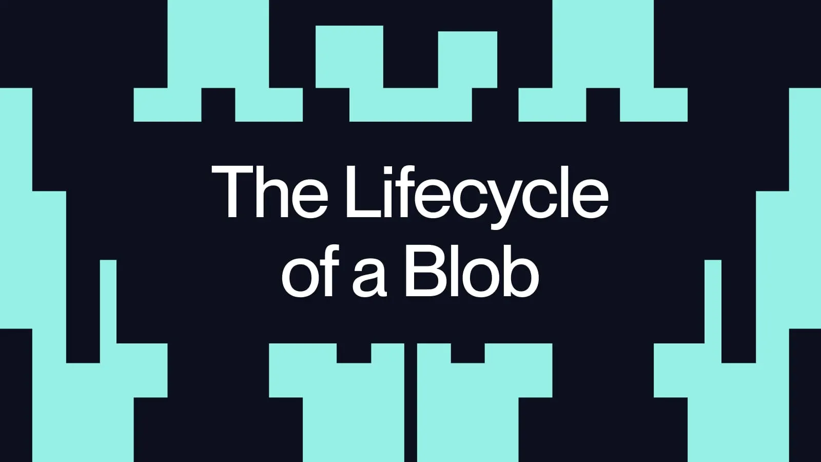 The lifecycle of a blob