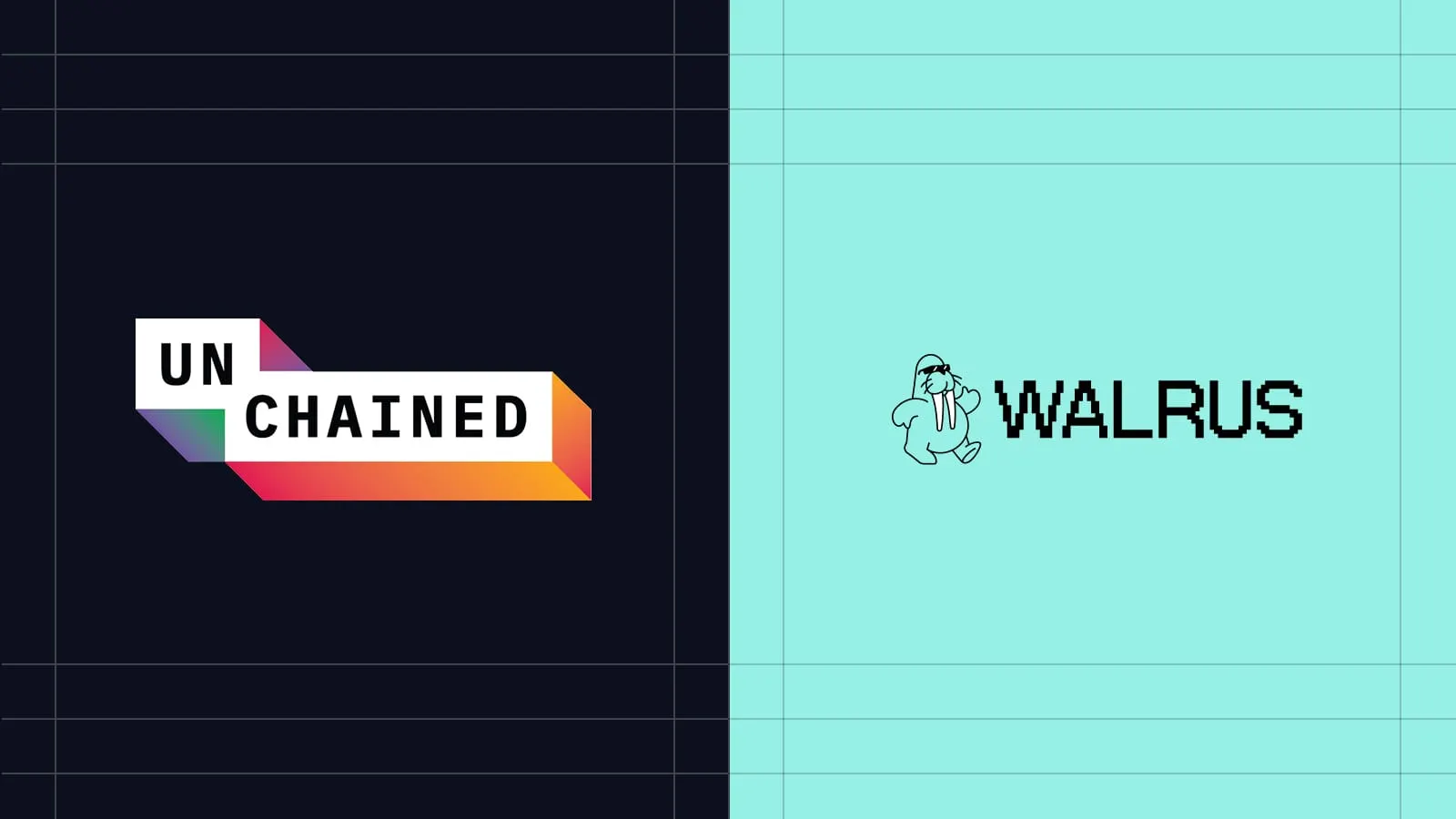 Unchained and Walrus logos