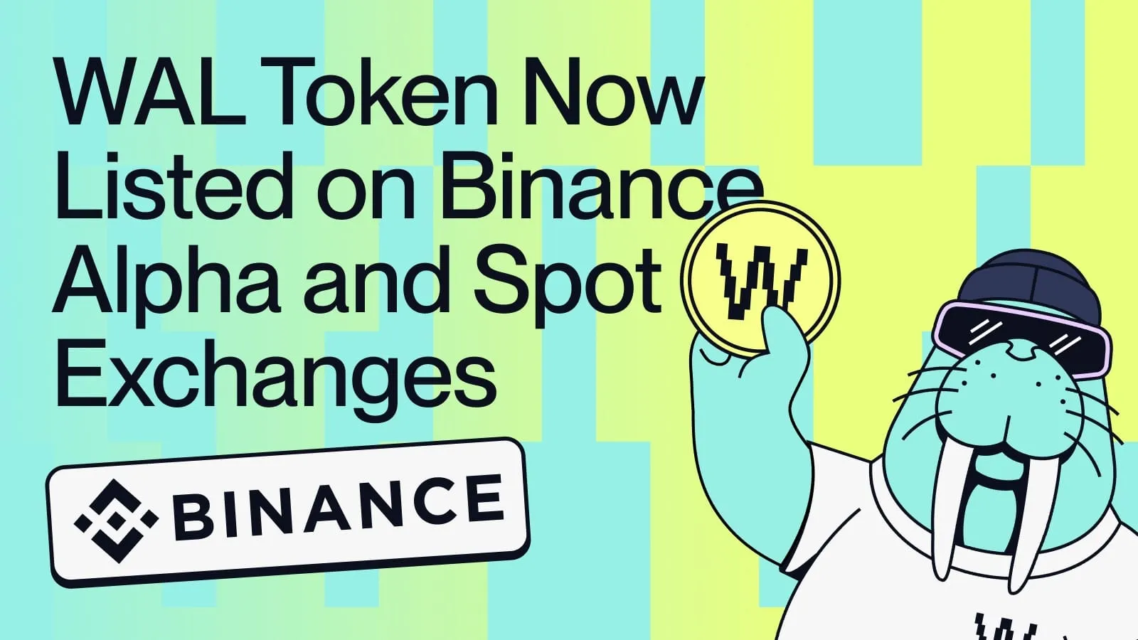 WAL Token Now Listed on Binance Alpha and Spot Exchanges