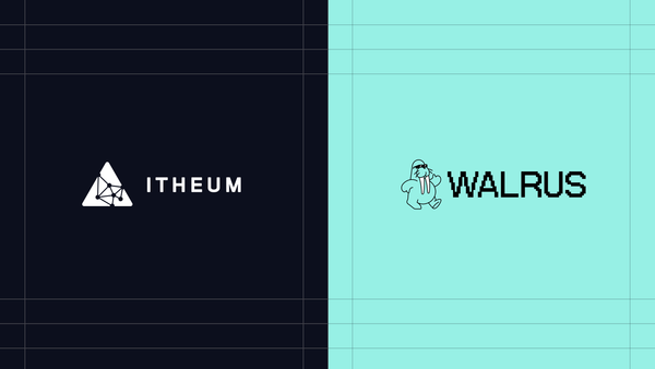 Itheum and Walrus logos