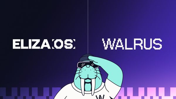 ElizaOS and Walrus logos