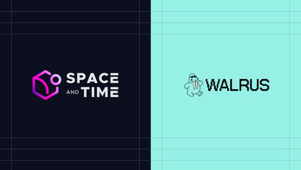 Space and Time, and Walrus logos