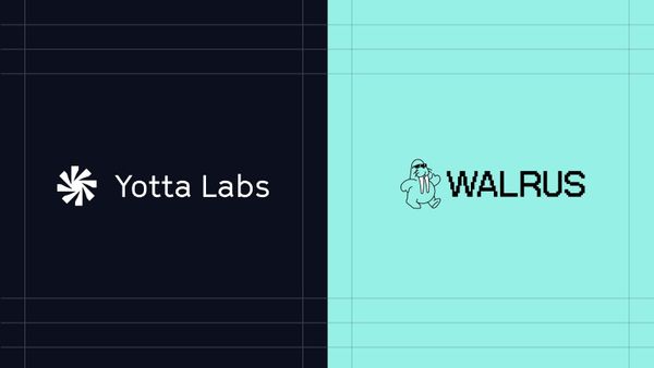 Yotta Labs and Walrus logos
