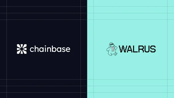 Chainbase and Walrus logos