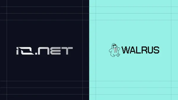 io.net and Walrus logos