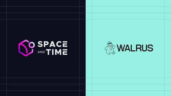 Space and Time, and Walrus logos