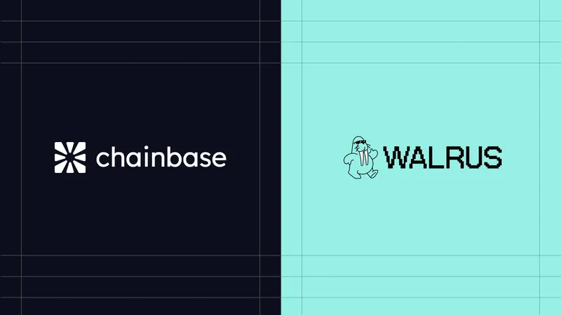 Chainbase and Walrus logos