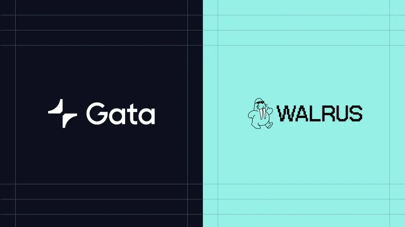 Gata and Walrus logos