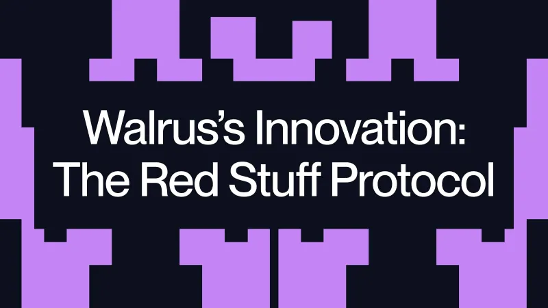 Walrus's Innovation: The Red Stuff Protocol