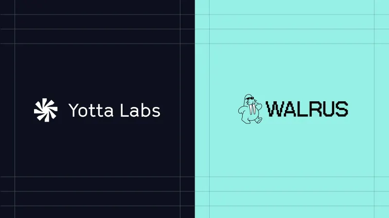 Yotta Labs and Walrus logos
