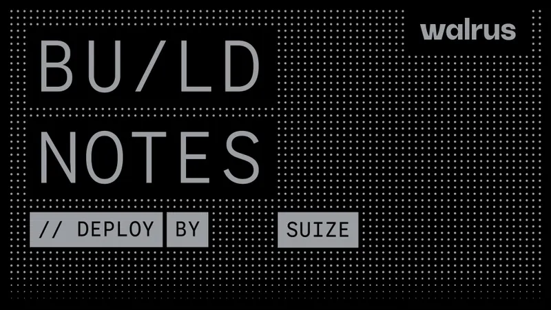 Deploy by Suize: How an Agent Ships a Walrus Website End to End