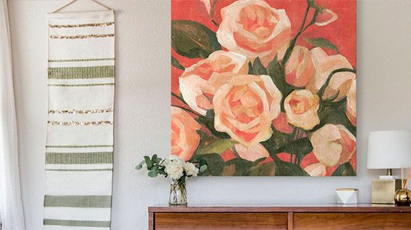 Walls in Full Bloom: Floral Art Inspiration