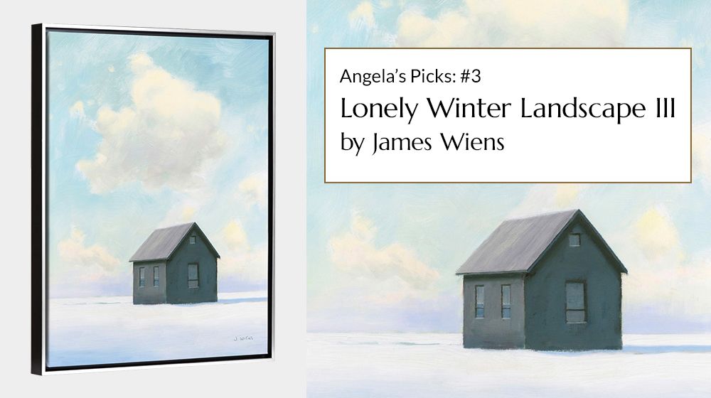 Lonely Winter Landscape III by James Wiens