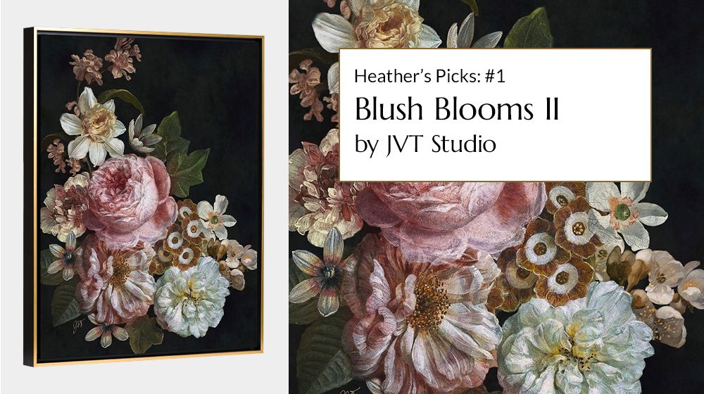 Blush Blooms II by JVT Studio