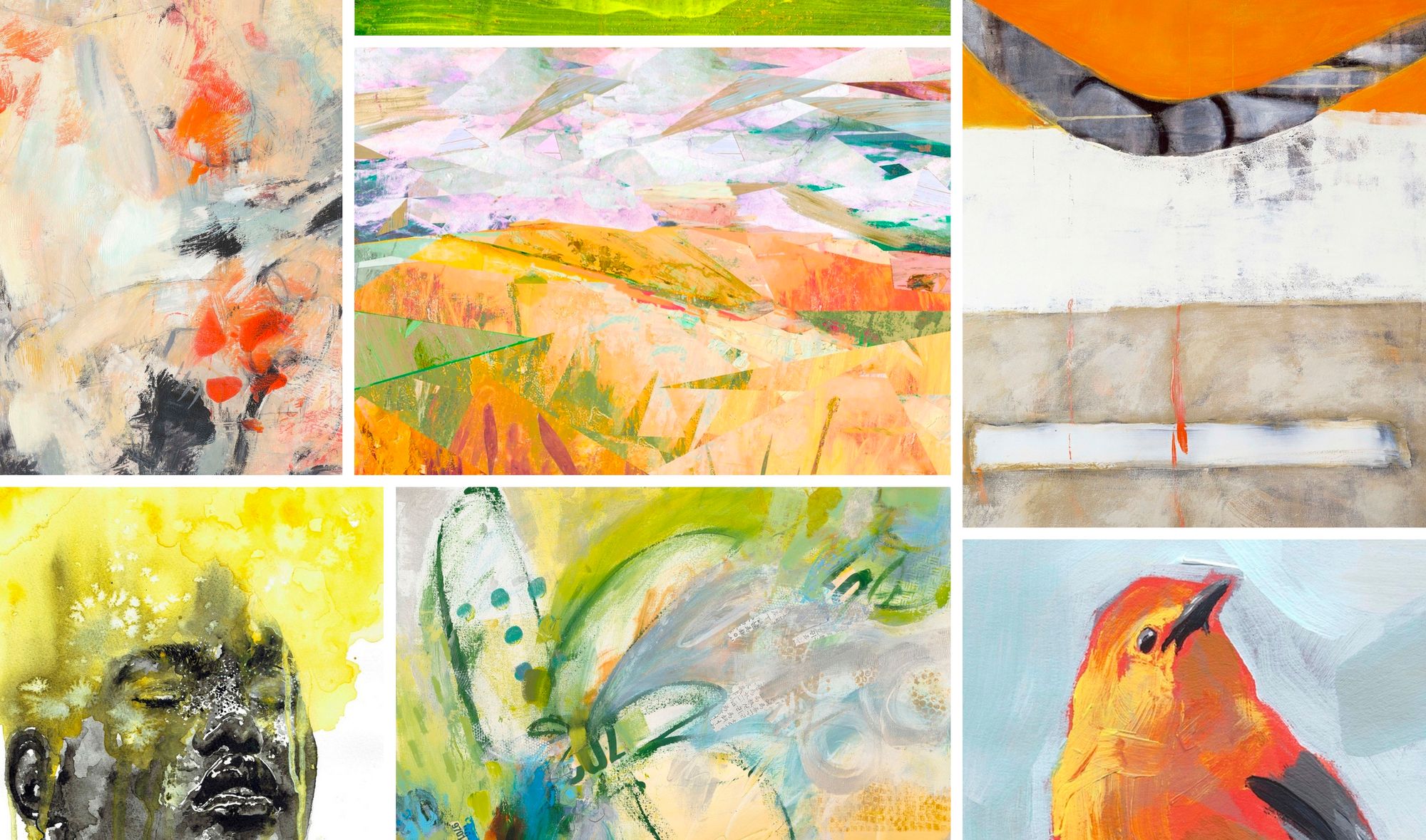 A collage of pieces from the Spring Forward Collection