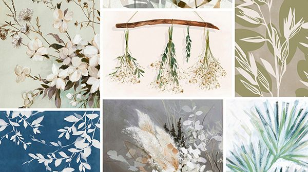 Spring Art Trend - Breezy Botanicals