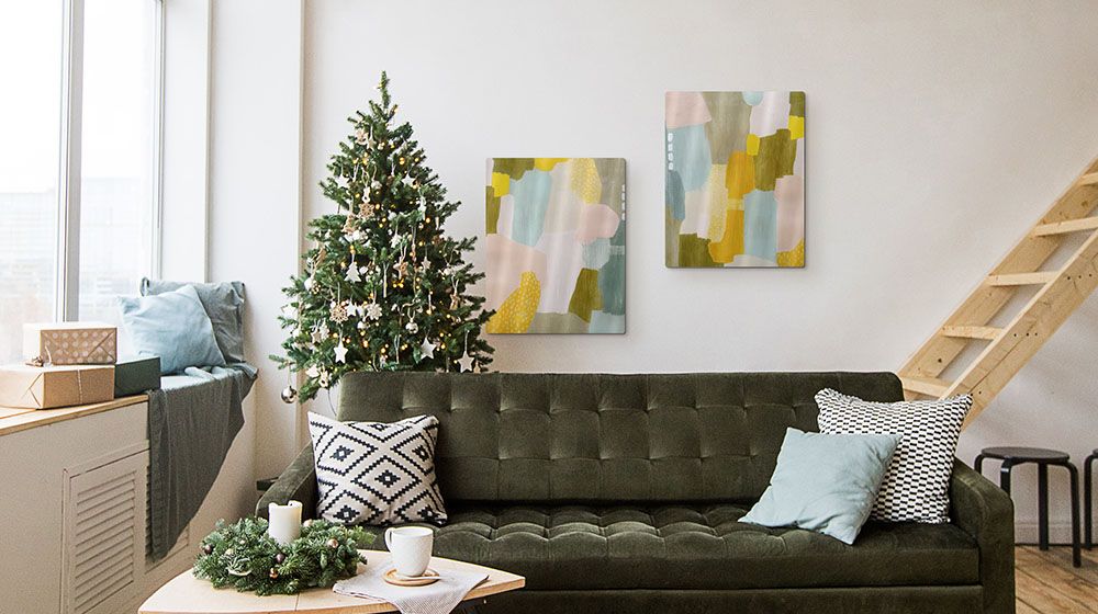 Circa Pastel I and Circa Pastel II Wall Art by Grace Popp, printed on metal with Vivid Colors and High Definition Detail