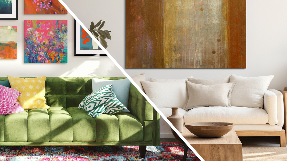 Maximalism vs Minimalism: Choosing the Right Art Style for Your Home