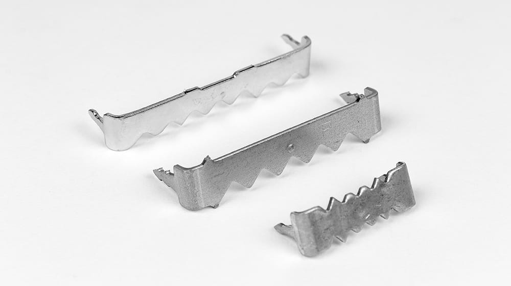Metal sawtooth hangers for secure installation of gallery-wrapped canvas prints