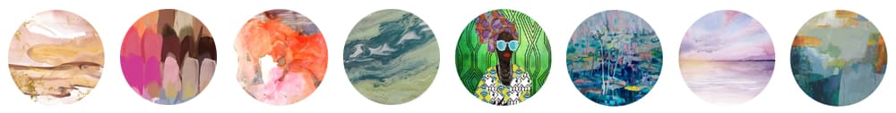 Great Big Canvas Color Palettes organize artwork into coordinated color combinations for easier decorating inspiration.