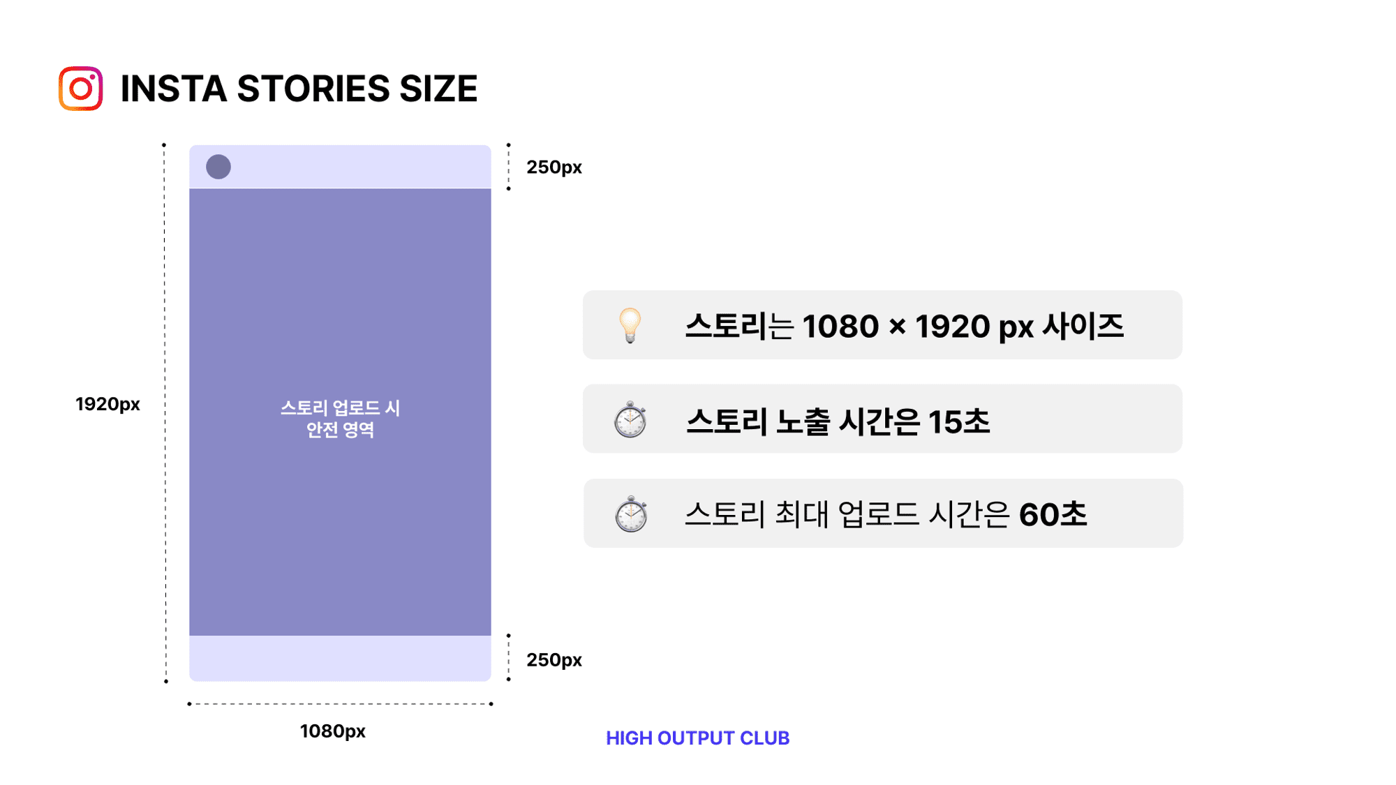 인스타 스토리 사이즈 가이드