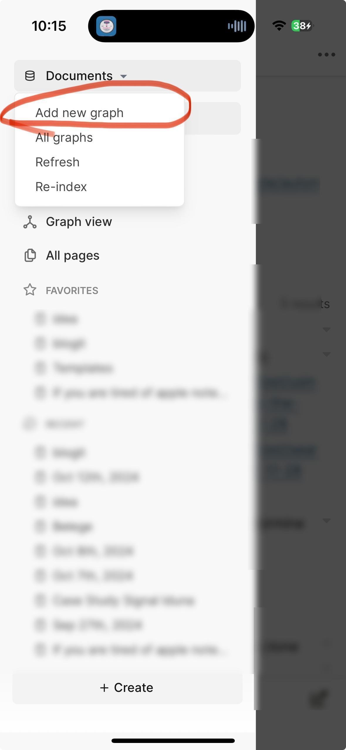Select iCloud Folder - iPhone