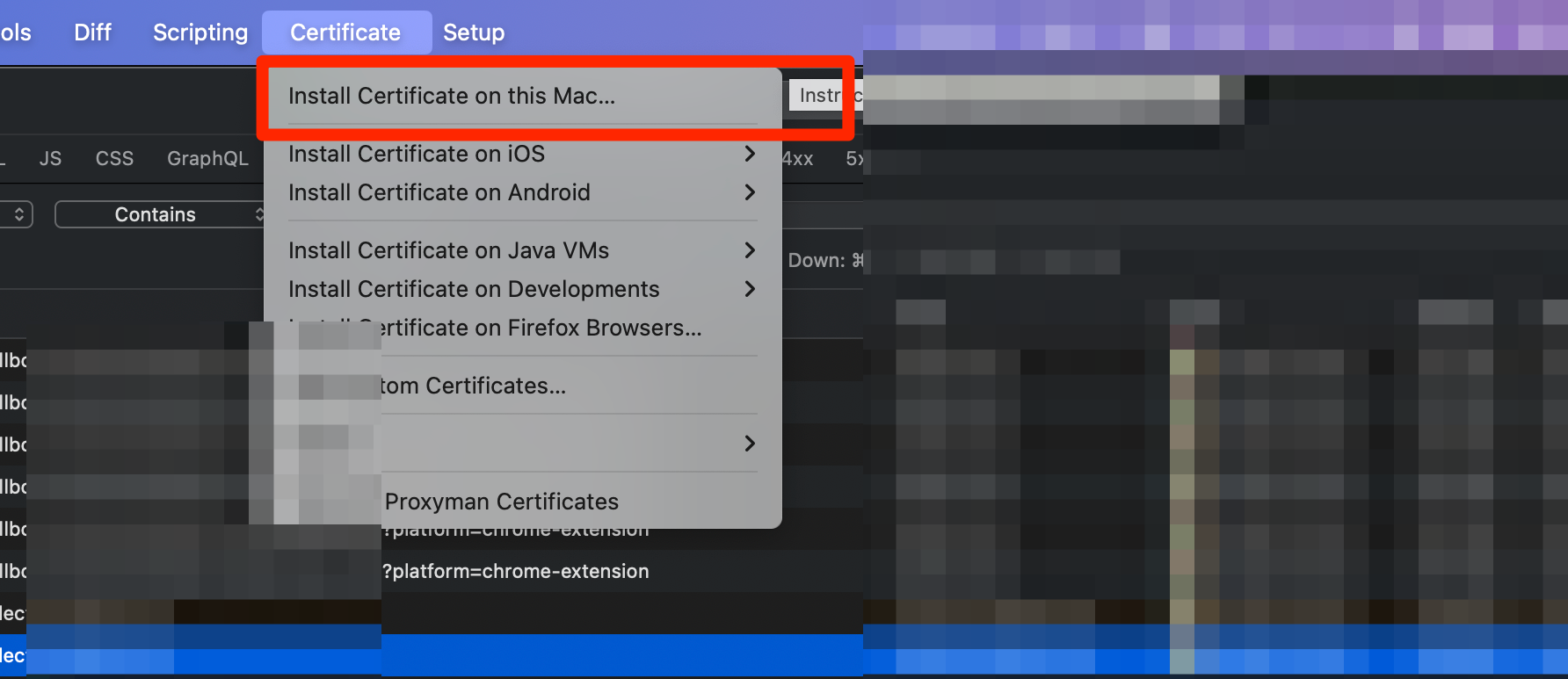 Certificate Installation