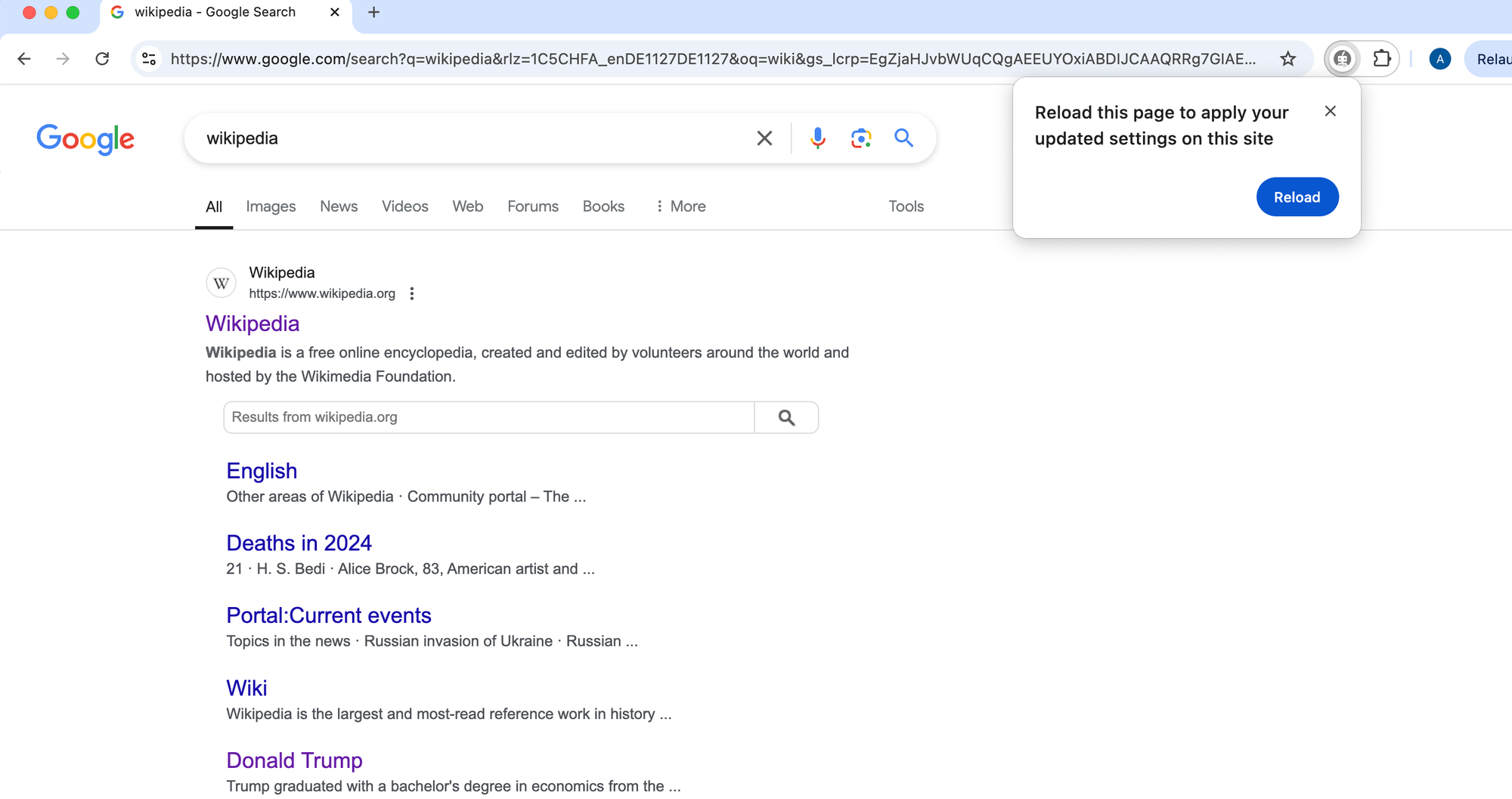 Installation Screenshot