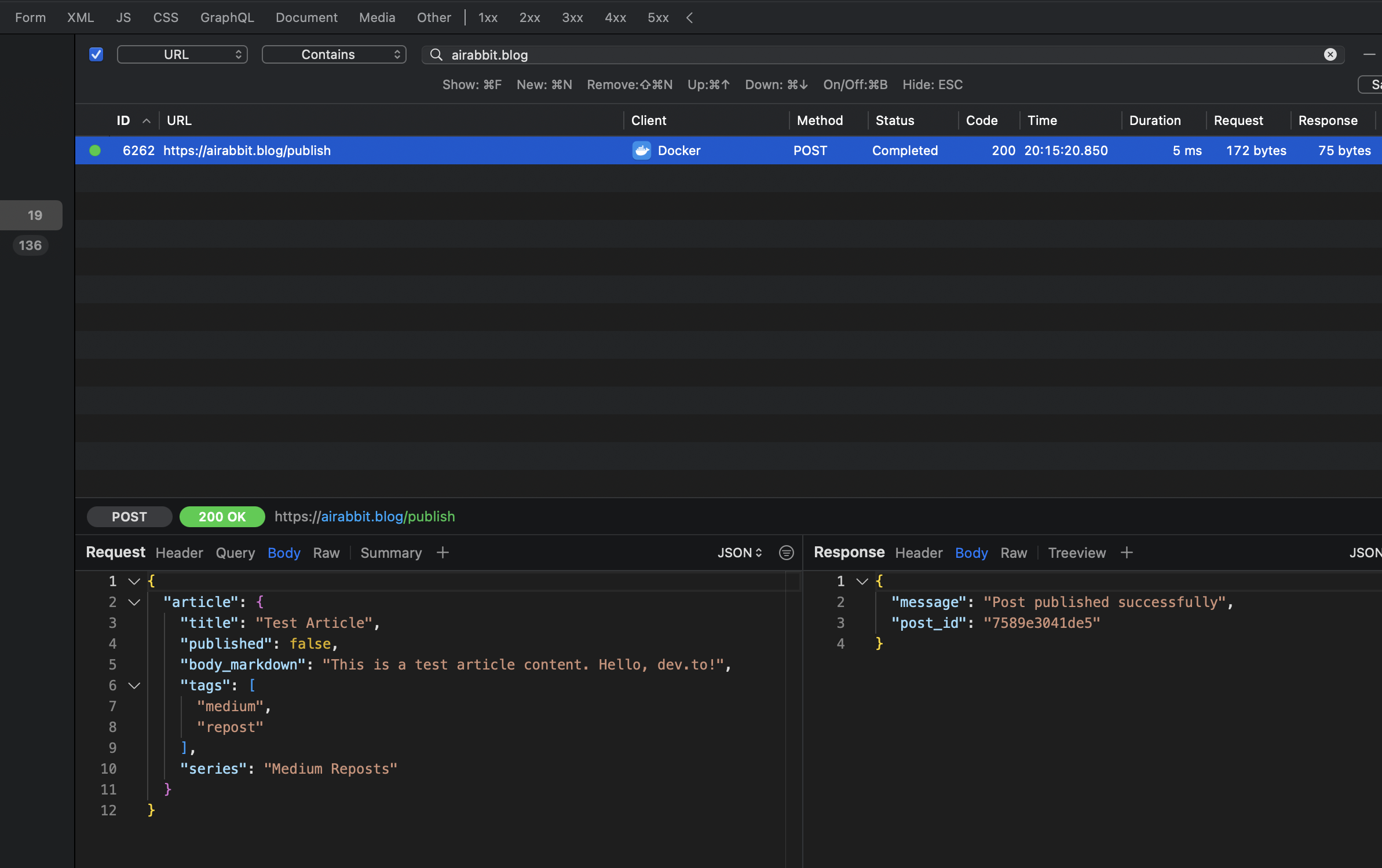 Request and Response