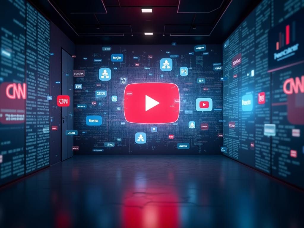 Expose biased media on YouTube using AI