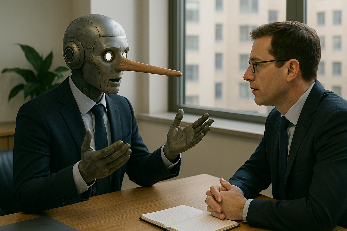 What is AI Thinking when it's Lying to your Face?