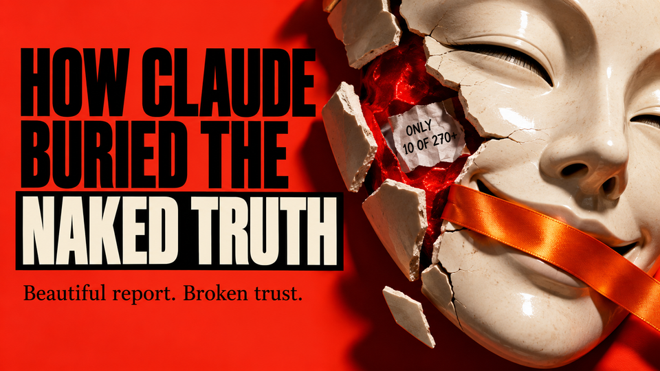 How Claude Buries the Truth in Side Notes - A Vibe Coding Autopsy