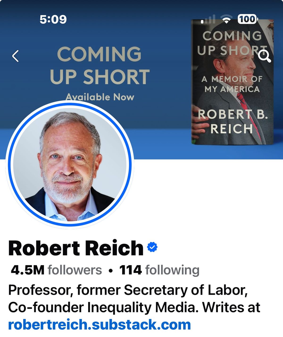 Thoughts from Robert Reich