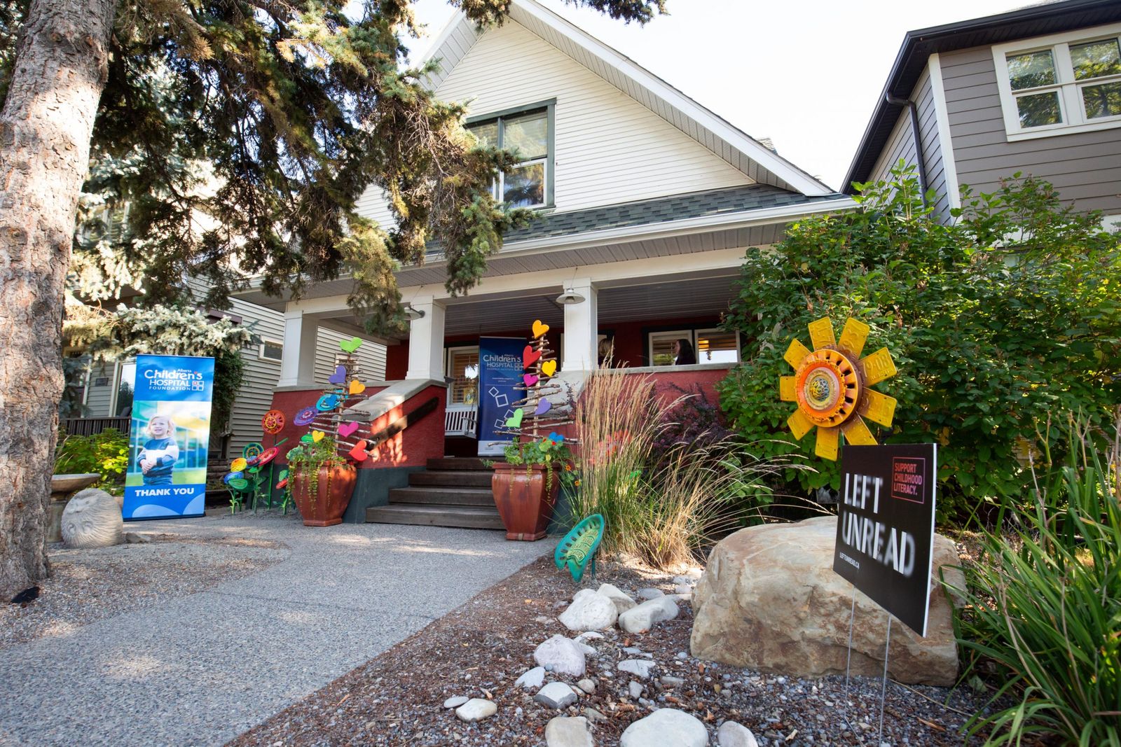 The Little Red Reading House provides literacy to children and families