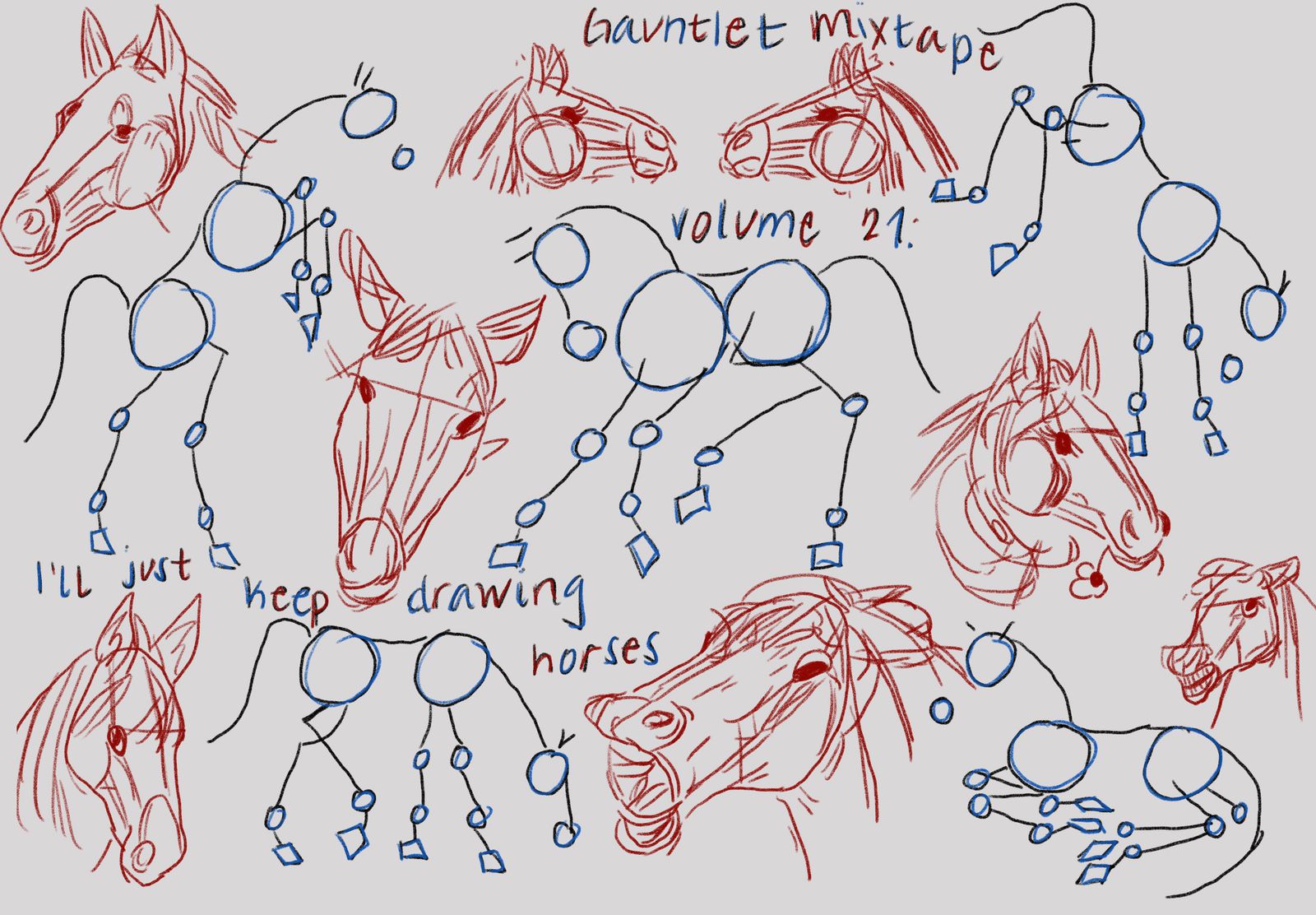 Gauntlet Mixtape Vol.21: I’ll just keep drawing horses